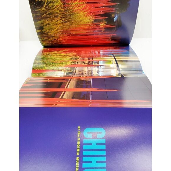 Chihuly Signed Book Virginia Museum Fine Arts VMFA Glass Exhibit Hardcover 2012 - Picture 9 of 10
